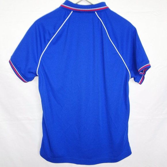 OVO Drake Blue 1/4 zip Athletic Tshirt - Picture 2 of 5